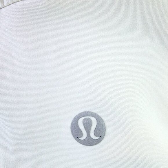 Lululemon Women's White Sleeveless Full-Zip Down For A Run Puffer Vest Size M - Picture 7 of 9
